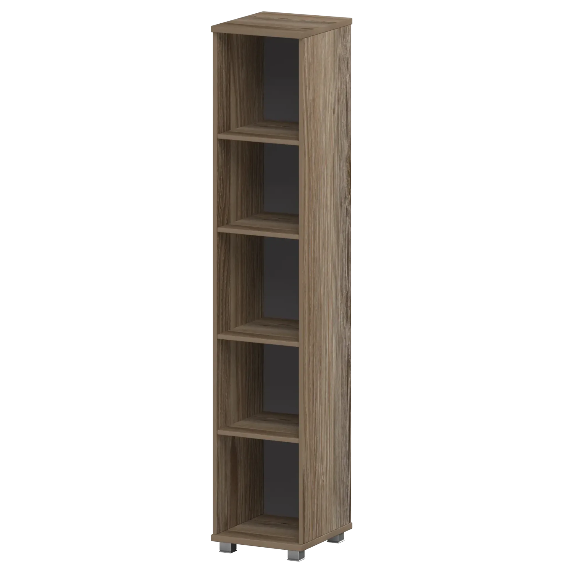 Стеллаж высокий узкий НТ-540 Дуб сафари 400x445x2050 Аргентум