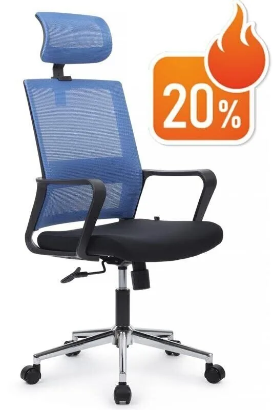 Кресло Минт RCH M1029HBE Синий/Черный