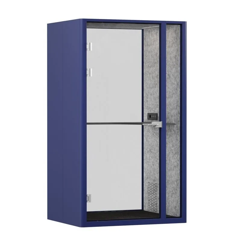 Акустическая кабина SoundCube RV UNO+ з/с-стекло  SDC-1.2-GL-Синий/Зимний Лес/Антрацит/Прозрачный/Серый 1300*1070*2278