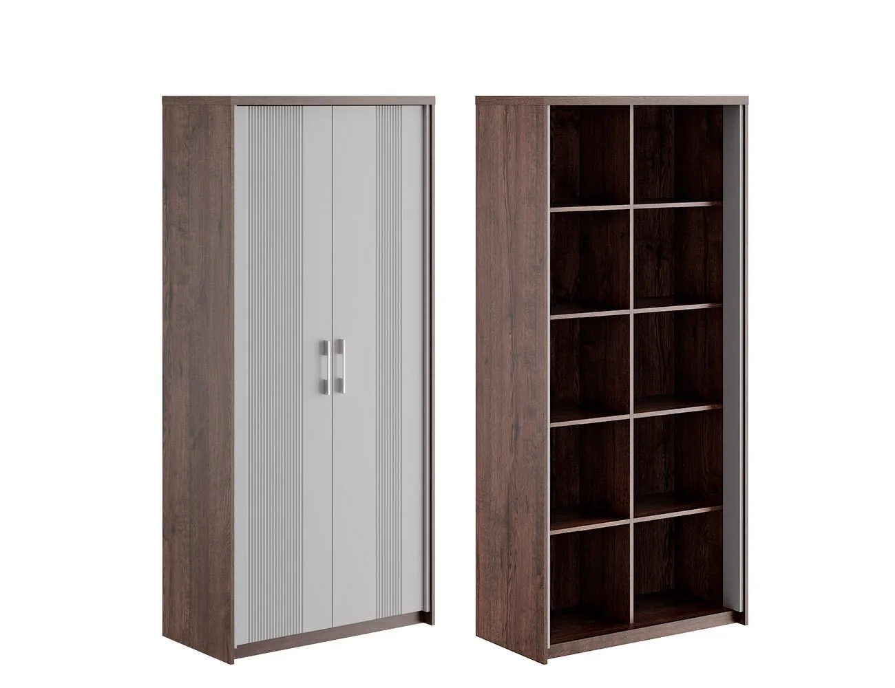 Point Шкаф для бумаг 90x45x195,4 дуб апрельский PNT38850041