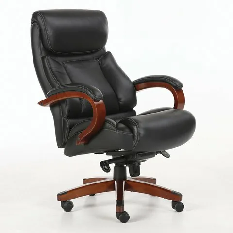 Кресло из натуральной кожи BRABIX PREMIUM "Infinity EX-707", дерево, черное, 531826