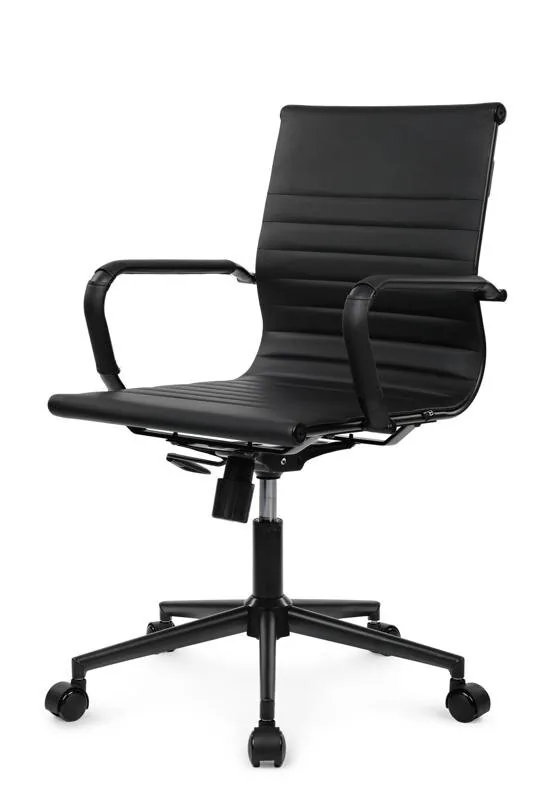 Кресло Хьюго RCH 6002-2SEB Черный/Металл Черный