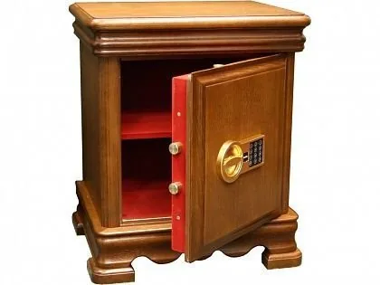 Взломостойкий сейф в дереве VALBERG КАРАТ-46 EL Д  560*435*622h