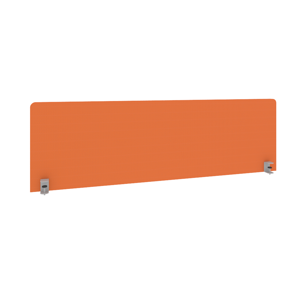 Metal System Экран тканевый для стола Б.ТЭКР-4 Оранжевый 1450*450*28