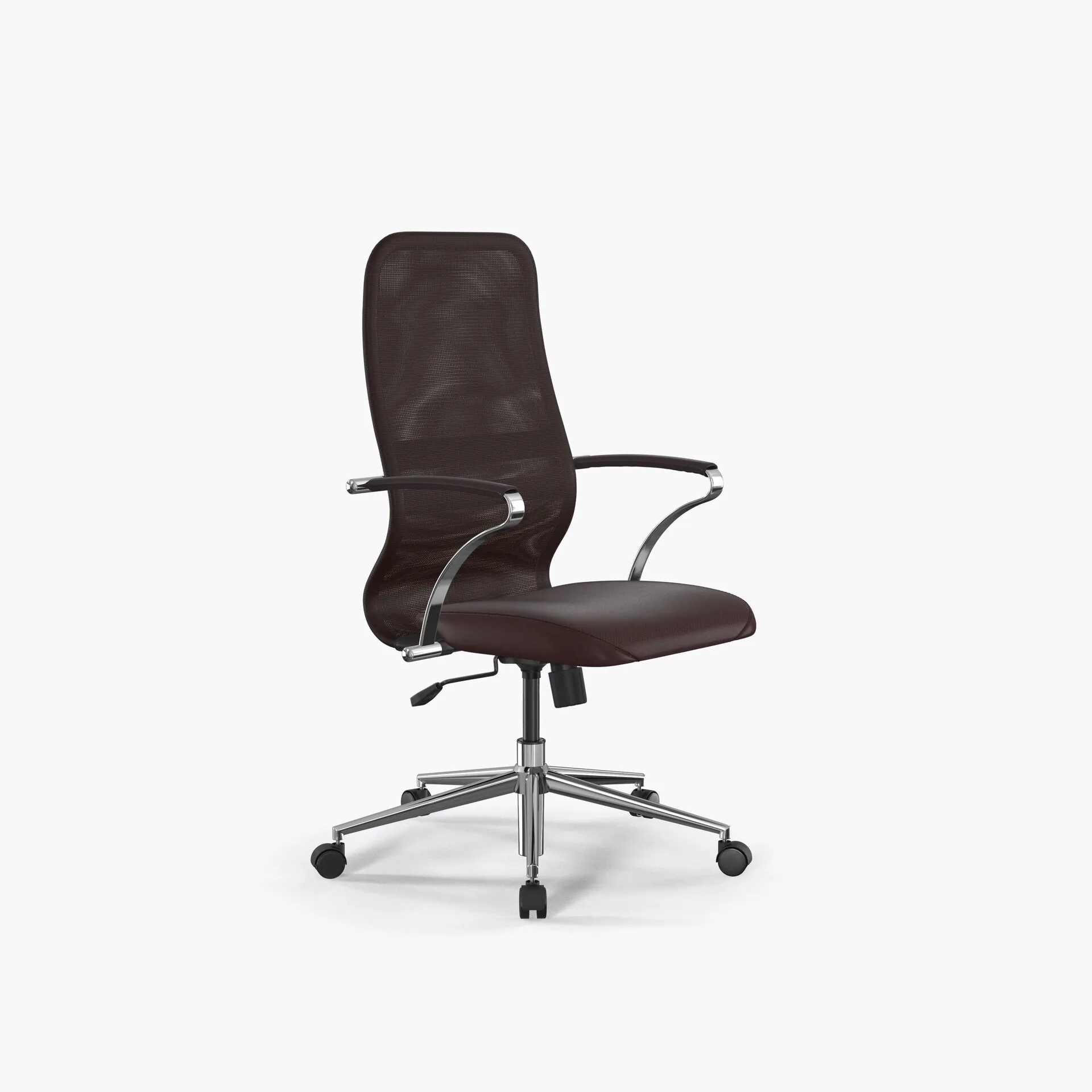 Кресло Метта Sit 8 B2-9K - X2+Extra /Uh00/Wh12/K15cL(M09.B23.G18.W02) (Темно-коричневый)