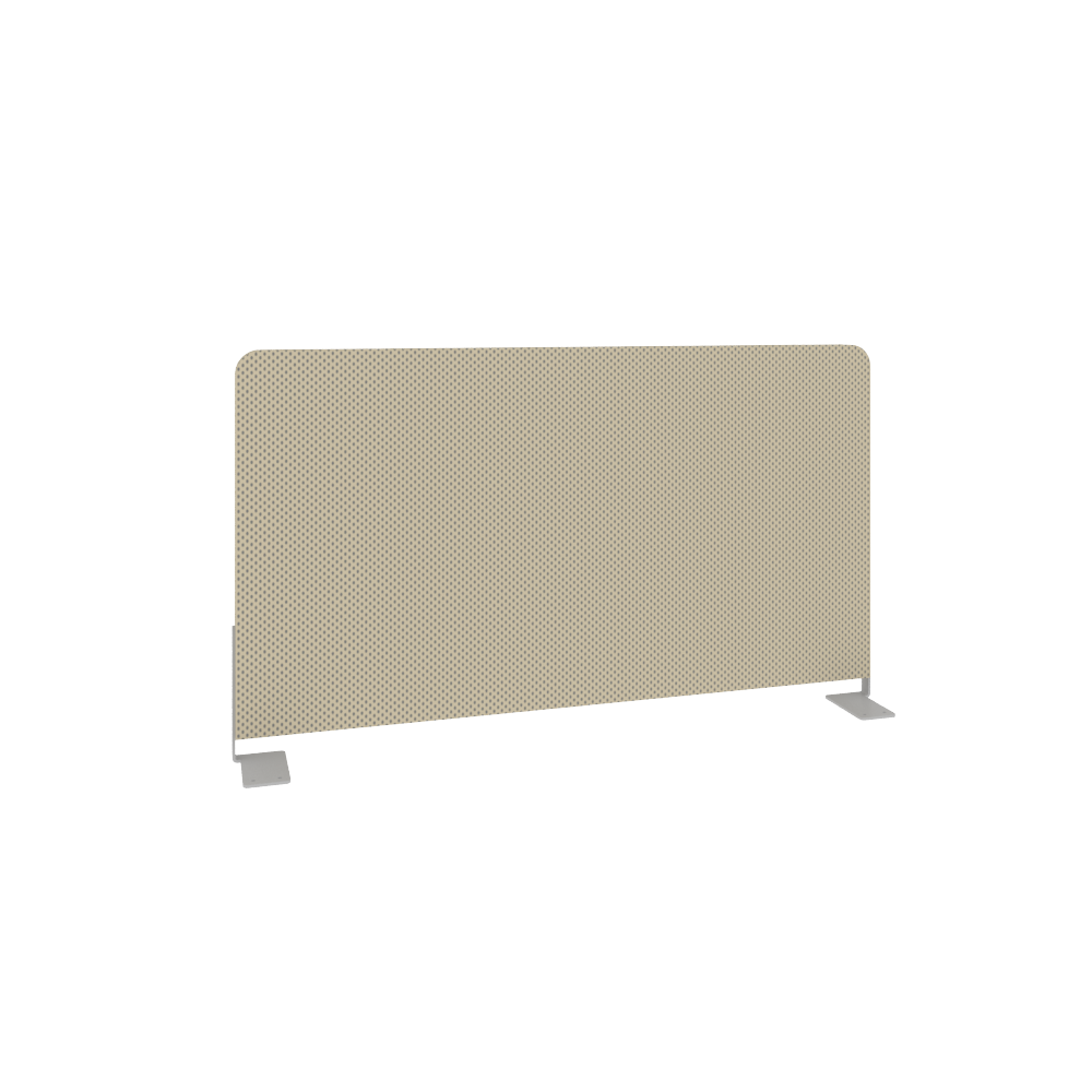 Metal System Экран тканевый боковой Б.ТЭКР-72 Темно-бежевый/Металл Серый 720*390*28