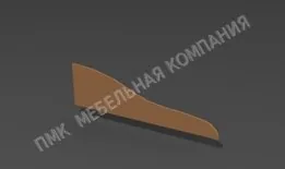 Перегородка настольная "волна" СТ ПГ3 4-16 СТ ПГ3 4-16