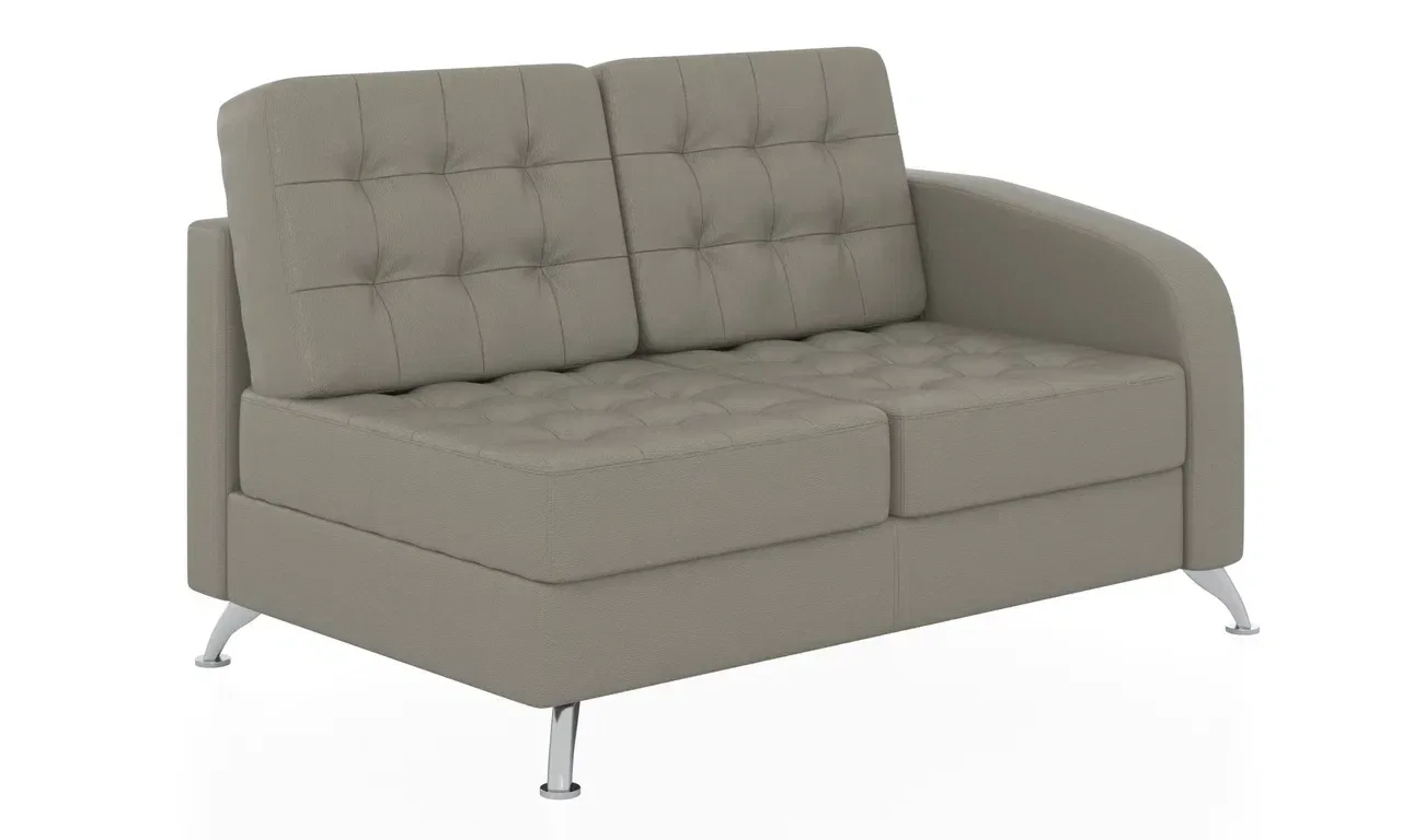Диван РОЛЬФ 2-е посадочное место (л/п) 1350х850х840h натур. кожа