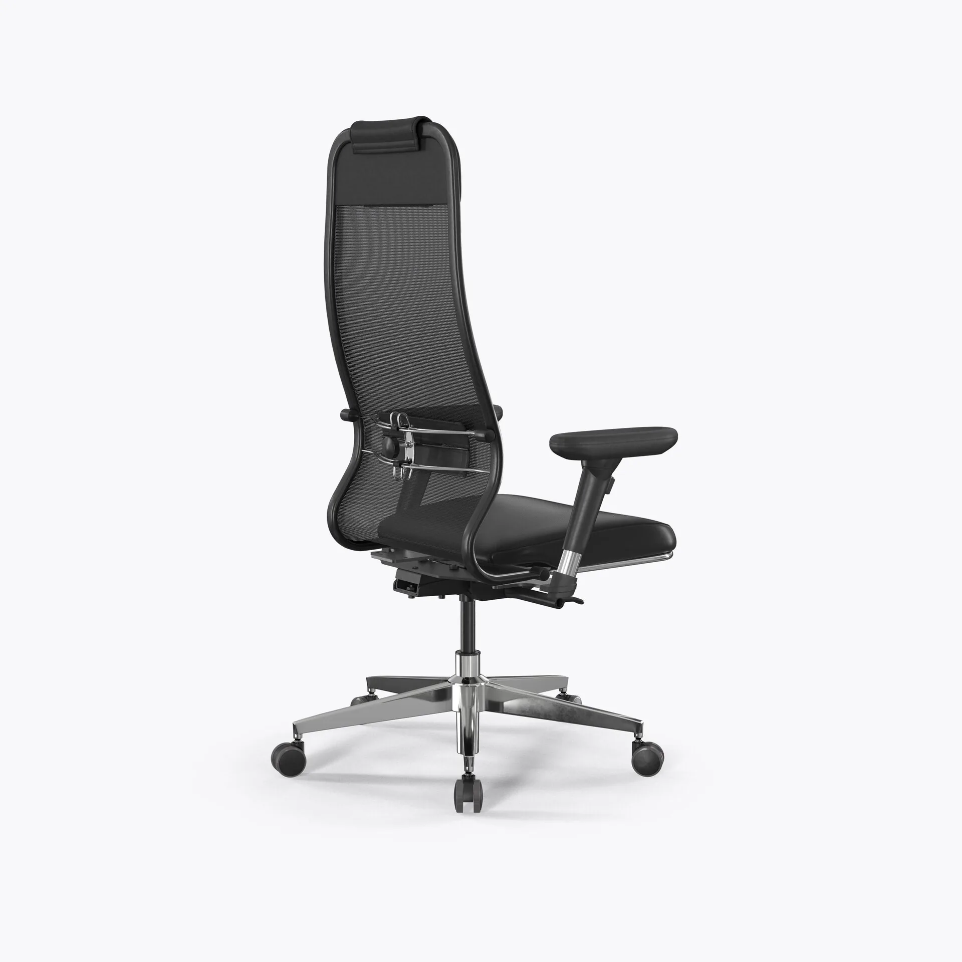 Кресло Метта SynchroSit 10 L1-115D - X2+Extra /Um00/Wm12/D13P(M24.B22.G18.W03) (Черный)