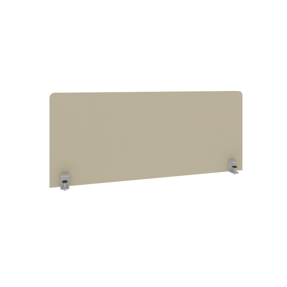 Metal System Экран тканевый для стола Б.ТЭКР-2 Темно-бежевый 1050*450*28