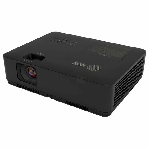 Проектор CACTUS CS-S1.B, 3LCD, 1024x768, 16:9, 4:3, 34000 лм, 15000:1, 3,06 кг